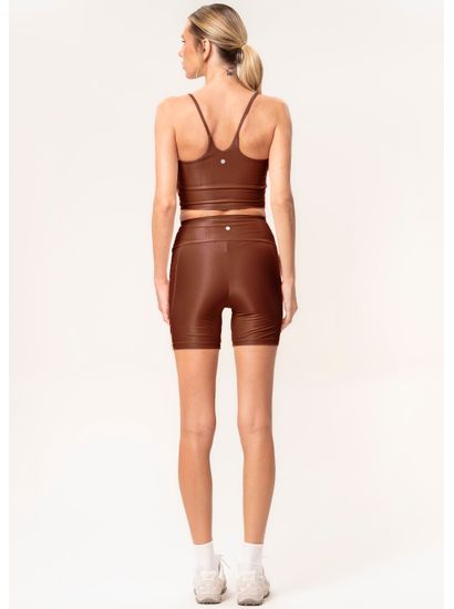 Shorts Médio Essential Shape Com 2 Bolsos Soft Glow Vivame - Imagem 4 - Desktop
