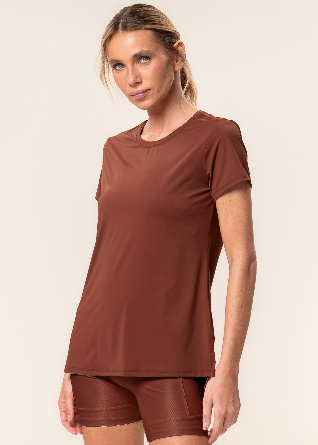 Camiseta Alongada Soft Glow Vivame - Imagem 1