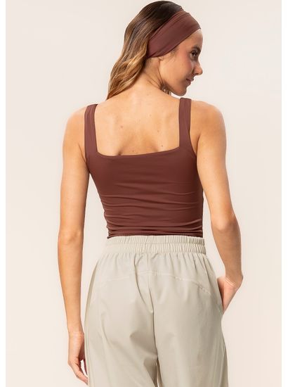 Regata Feminina Trend Squareneck Contour Vivame - Imagem 2 - Desktop