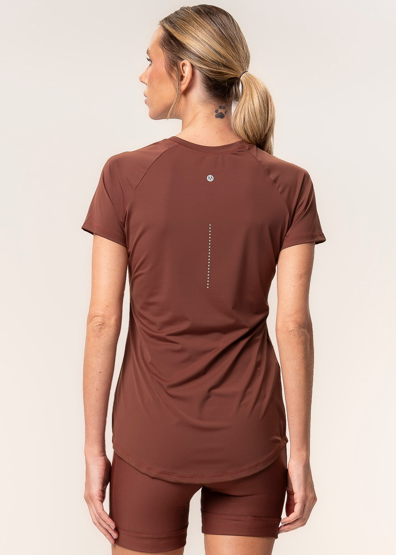 Camiseta Raglan Elite Color Vivame Marrom - Imagem 2