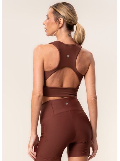 Top Alta Sustentação Com Bolsos Internos Elite Color Vivame - Imagem 2 - Desktop