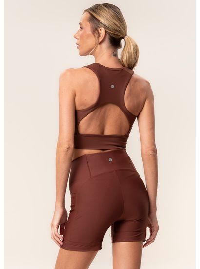 Shorts Médio Slim Shape Com 3 Bolsos Elite Color Vivame - Imagem 2 - Desktop