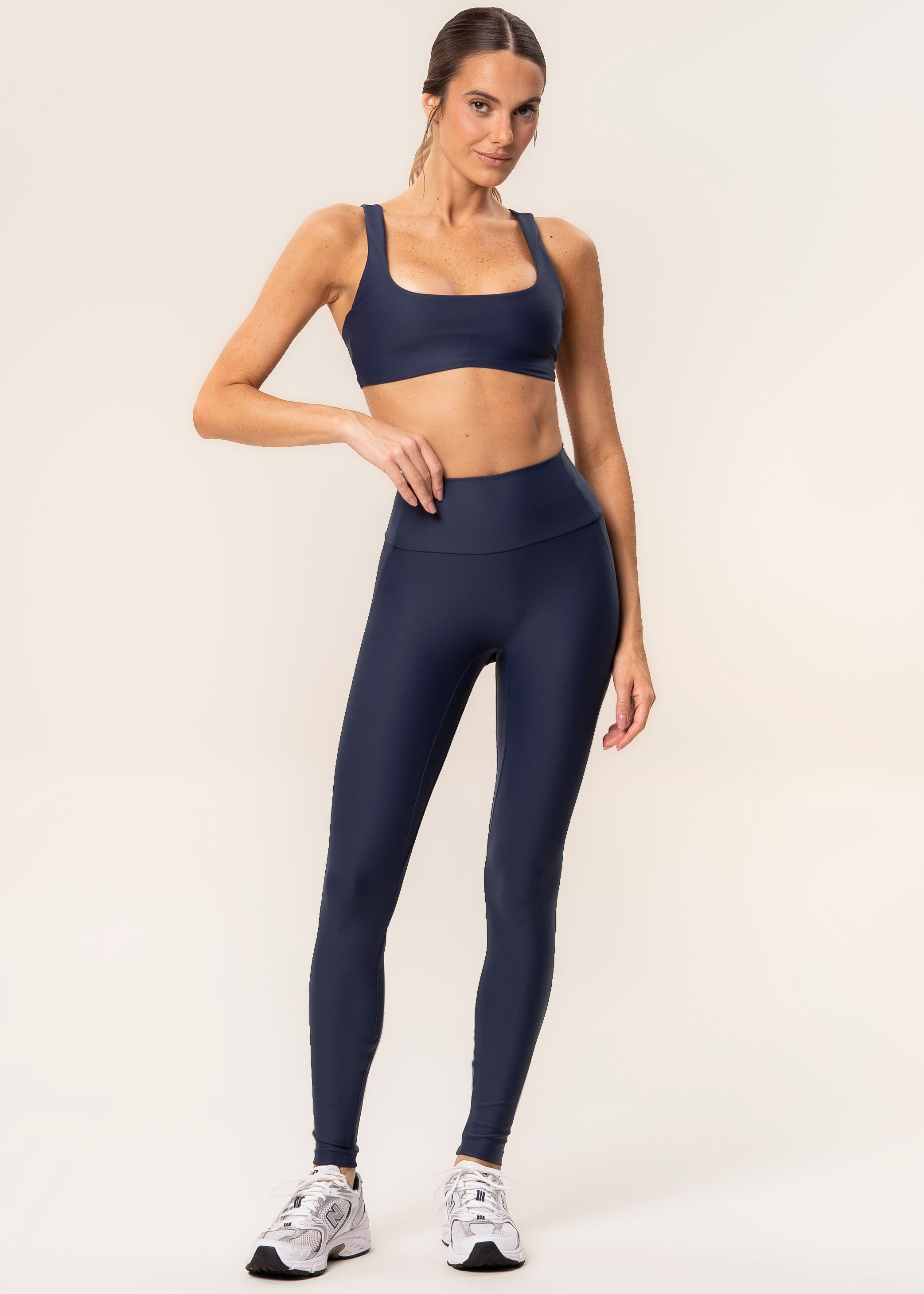 Calça Legging Seamless Shape Daily Vivame Azul-marinho - Imagem 1