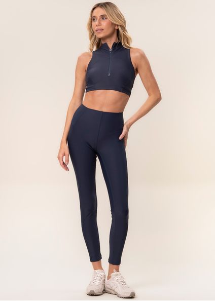 Calça Legging Invisible Slim Shape Elevate Vivame Azul-marinho - Imagem 1