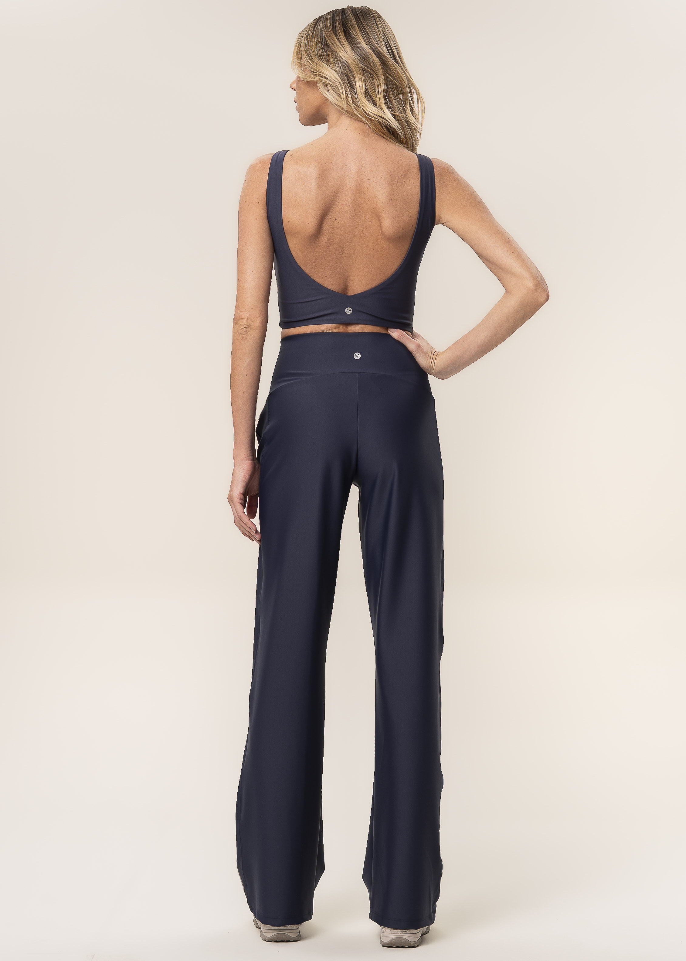 Calça Ampla Invisible Slim Shape Elevate Vivame Azul-marinho - Imagem 2