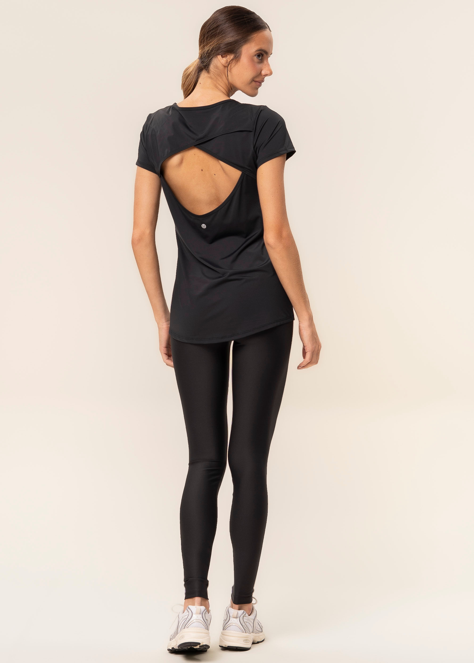 Camiseta Costas Cruzadas Blushed Vivame - Imagem 4 - Mobile