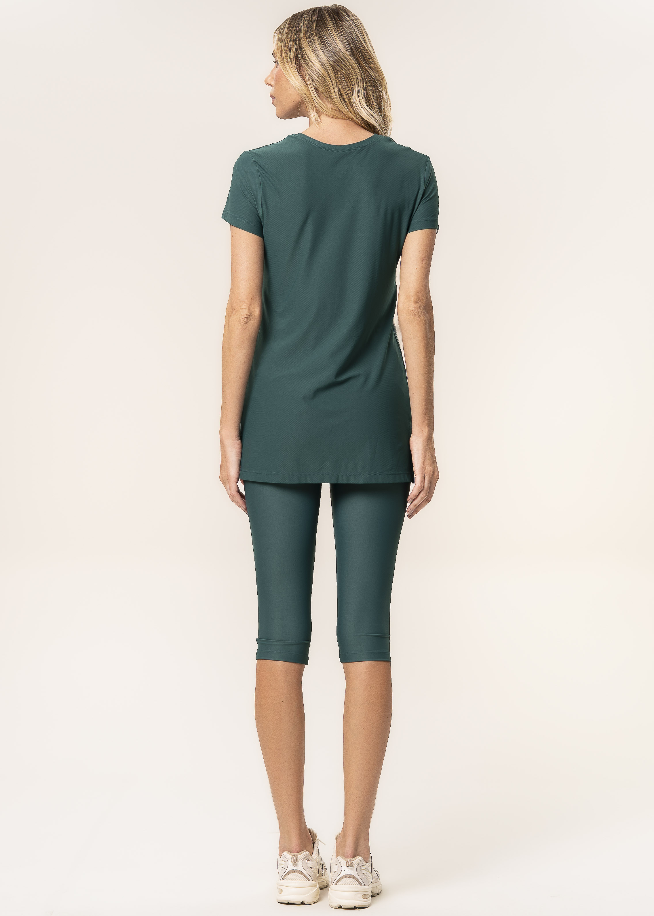 Calça Perfect Shape Capri Compress Vivame Verde - Imagem 2