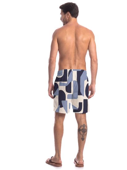Bermuda Masculina Moacir Índigo Tombini - Imagem 2 - Desktop