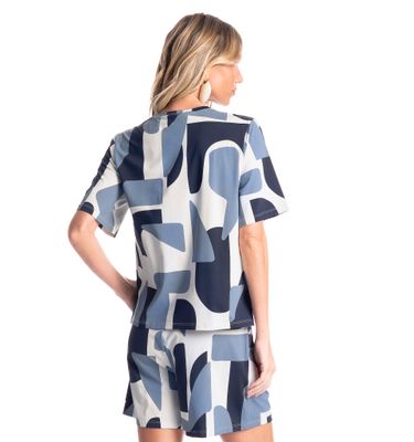 Blusa Ampla Feminina Índigo - Imagem 2 - Mobile