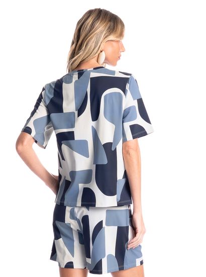 Blusa Ampla Feminina Índigo - Imagem 2 - Desktop