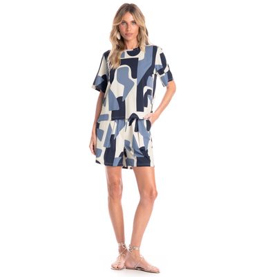Blusa Ampla Feminina Índigo - Imagem 3 - Mobile