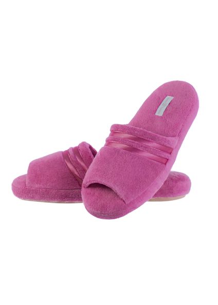 Chinelo Em Atoalhado Aberto Liss Rosa-2 - Imagem 1