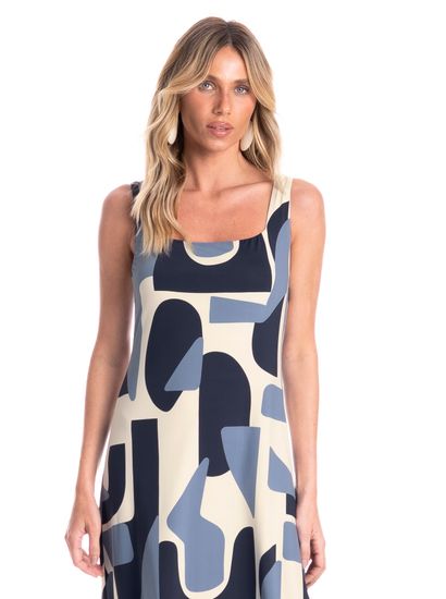 Vestido Feminino Square Índigo - Imagem 3 - Desktop