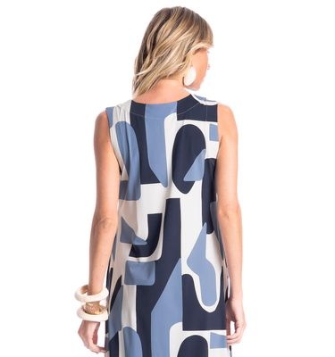 Vestido Feminino Com Bolso Vera Índigo - Imagem 4 - Mobile