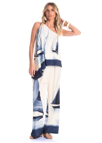 Conjunto Feminino Veleiros Branco - Imagem 1