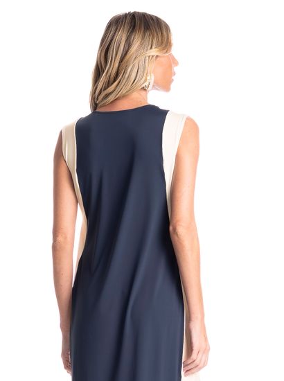 Vestido Bicolor Alongado Breeze - Imagem 4 - Desktop