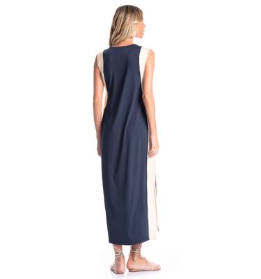 Vestido Bicolor Alongado Breeze - Imagem 2 - Mobile