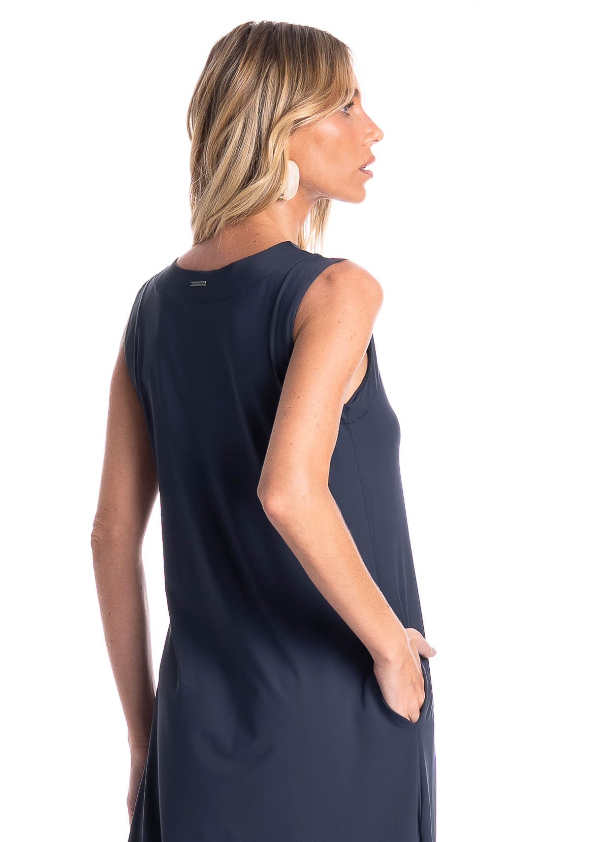 Vestido Com Bolso Vera Breeze - Imagem 4 - Mobile