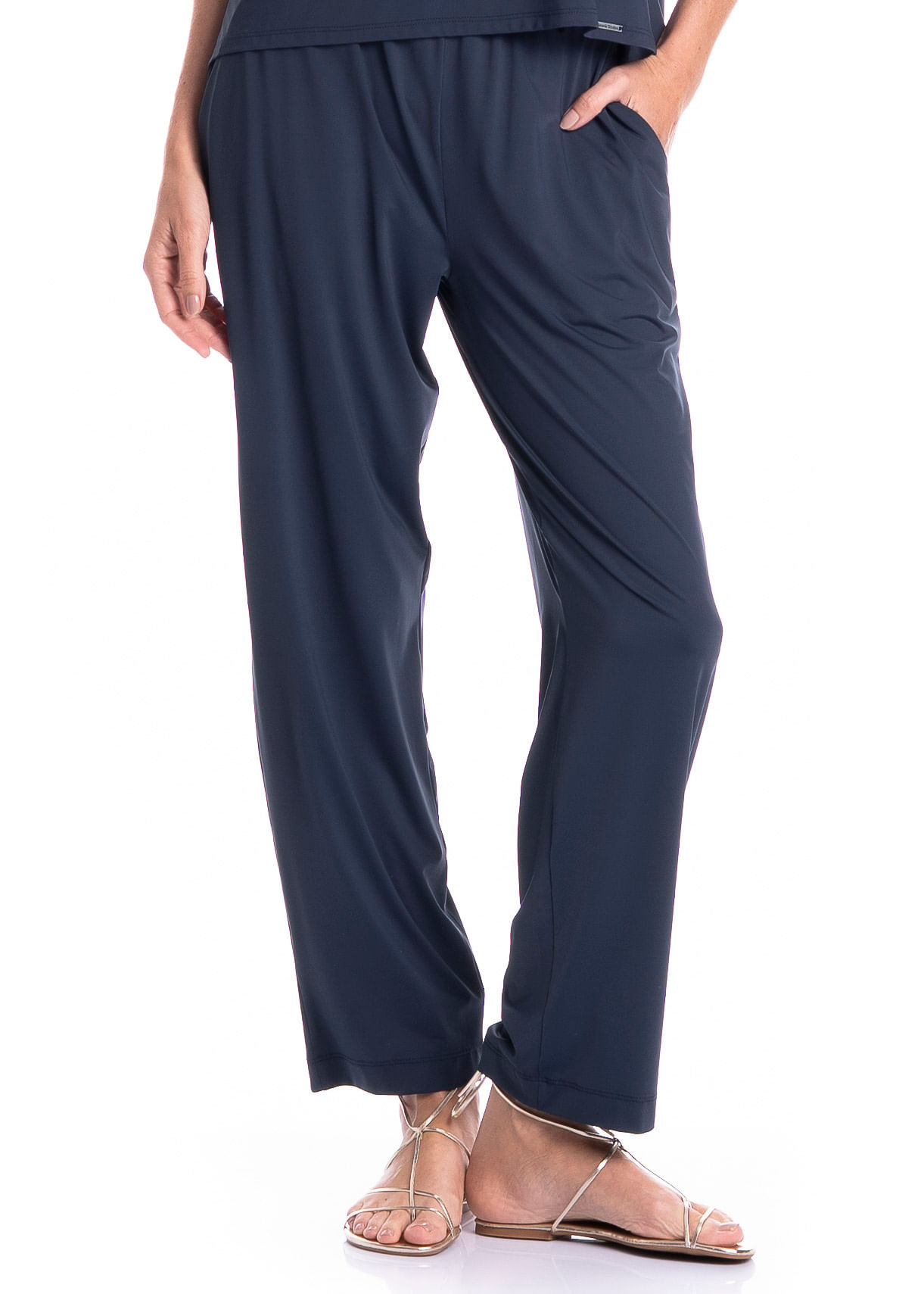 Calça Feminina Com Bolso Breeze - Imagem 3 - Mobile