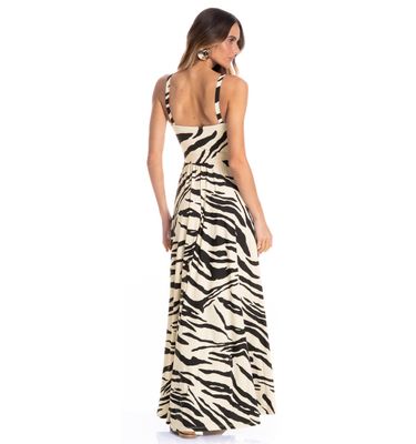 Vestido Feminino Franzido Riviera - Imagem 2 - Mobile