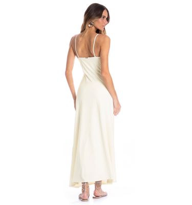 Vestido Feminino Franzido Caribe - Imagem 2 - Mobile