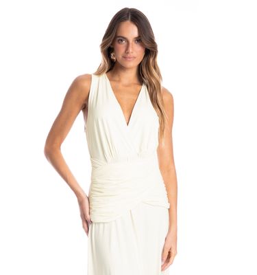 Vestido Feminino Transpassado Caribe - Imagem 3 - Mobile