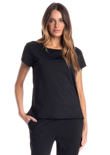 Blusa Feminina Madrid Preto - Imagem 1