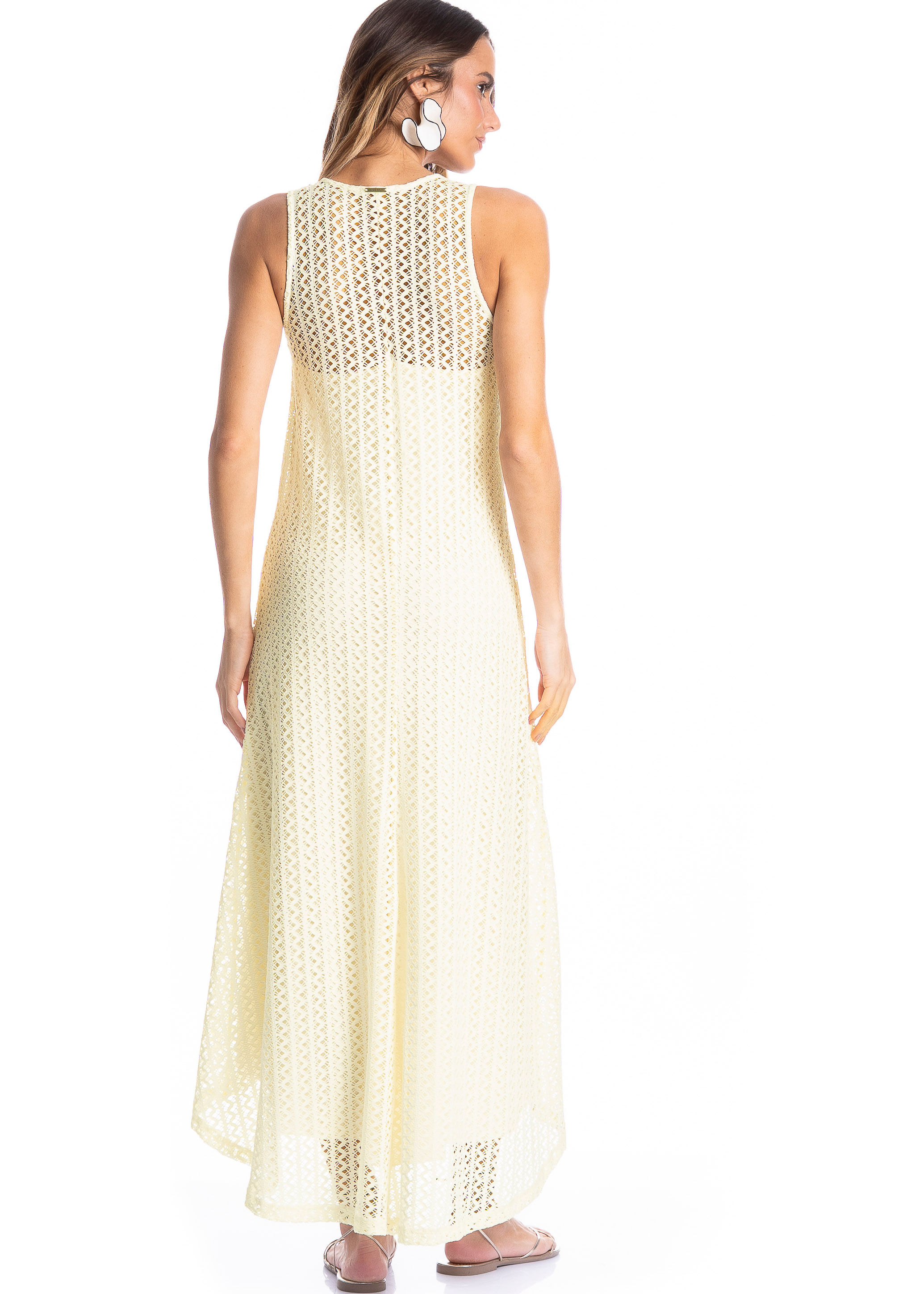 Vestido Feminino Mullet Oásis Branco - Imagem 2
