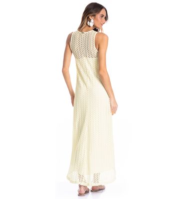 Vestido Feminino Regata Evasê Oásis - Imagem 2 - Mobile