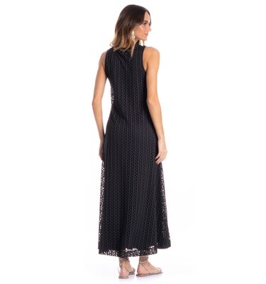 Vestido Feminino Regata Evasê Oásis - Imagem 2 - Mobile