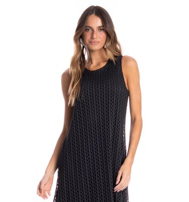 Vestido Feminino Regata Evasê Oásis - Imagem 3 - Mobile