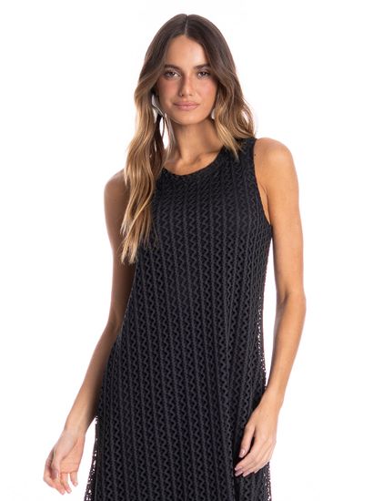 Vestido Feminino Regata Evasê Oásis - Imagem 3 - Desktop