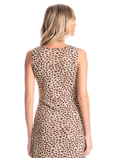 Vestido De Tule Com Combinete Franzido Conchas - Imagem 4 - Desktop