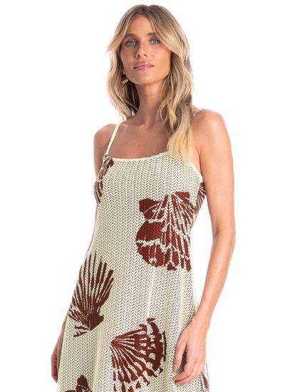 Vestido Feminino Longo Conchas - Imagem 3 - Desktop