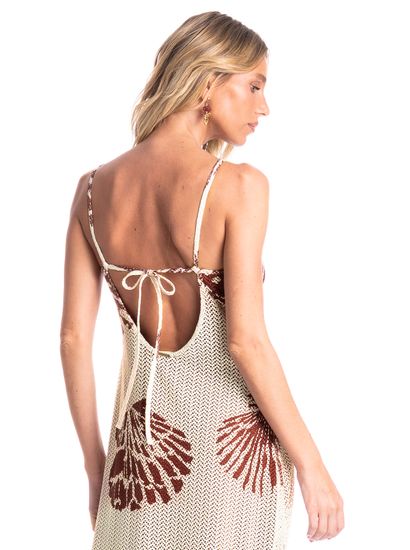 Vestido Feminino Longo Conchas - Imagem 4 - Desktop