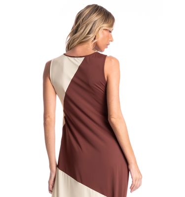 Vestido Feminino Bicolor Essenza - Imagem 4 - Mobile
