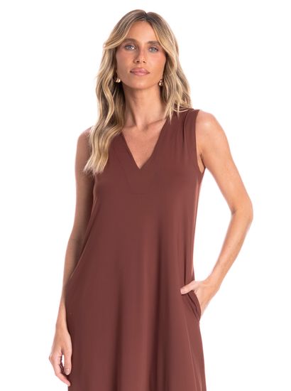 Vestido Feminino Vera Com Bolso Essenza - Imagem 3 - Desktop