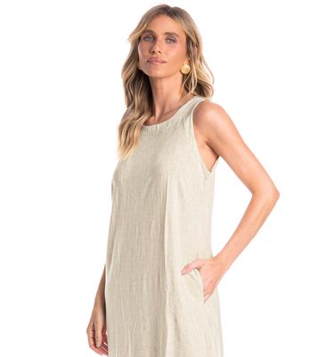 Vestido Feminino Regata Com Bolso Belize - Imagem 3 - Mobile