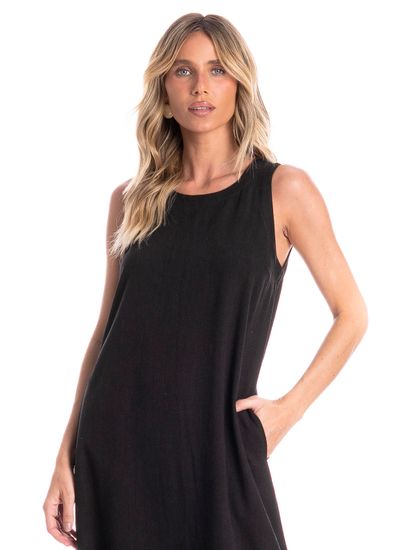 Vestido Feminino Regata Com Bolso Belize - Imagem 3 - Desktop