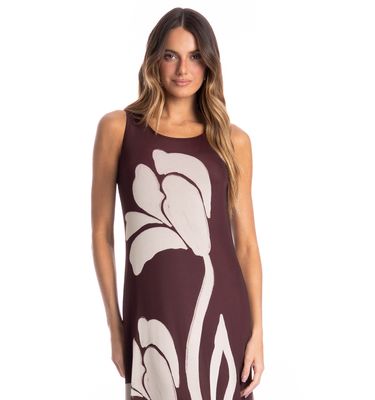 Vestido Feminino Evasê Toscana - Imagem 3 - Mobile