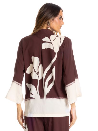 Camisa Feminina Abotoada Toscana - Imagem 2 - Desktop