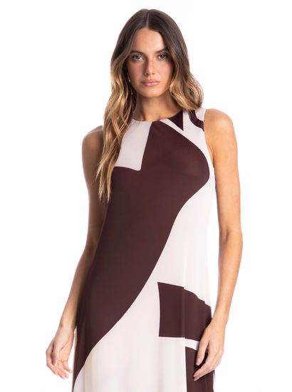 Vestido Em Tule Com Forro Litorânea - Imagem 3 - Desktop