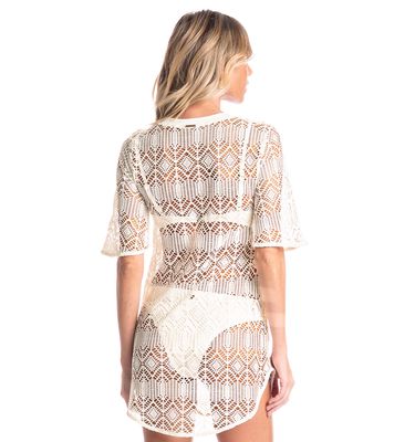 Vestido Feminino Curto Com Manga Barolo - Imagem 2 - Mobile