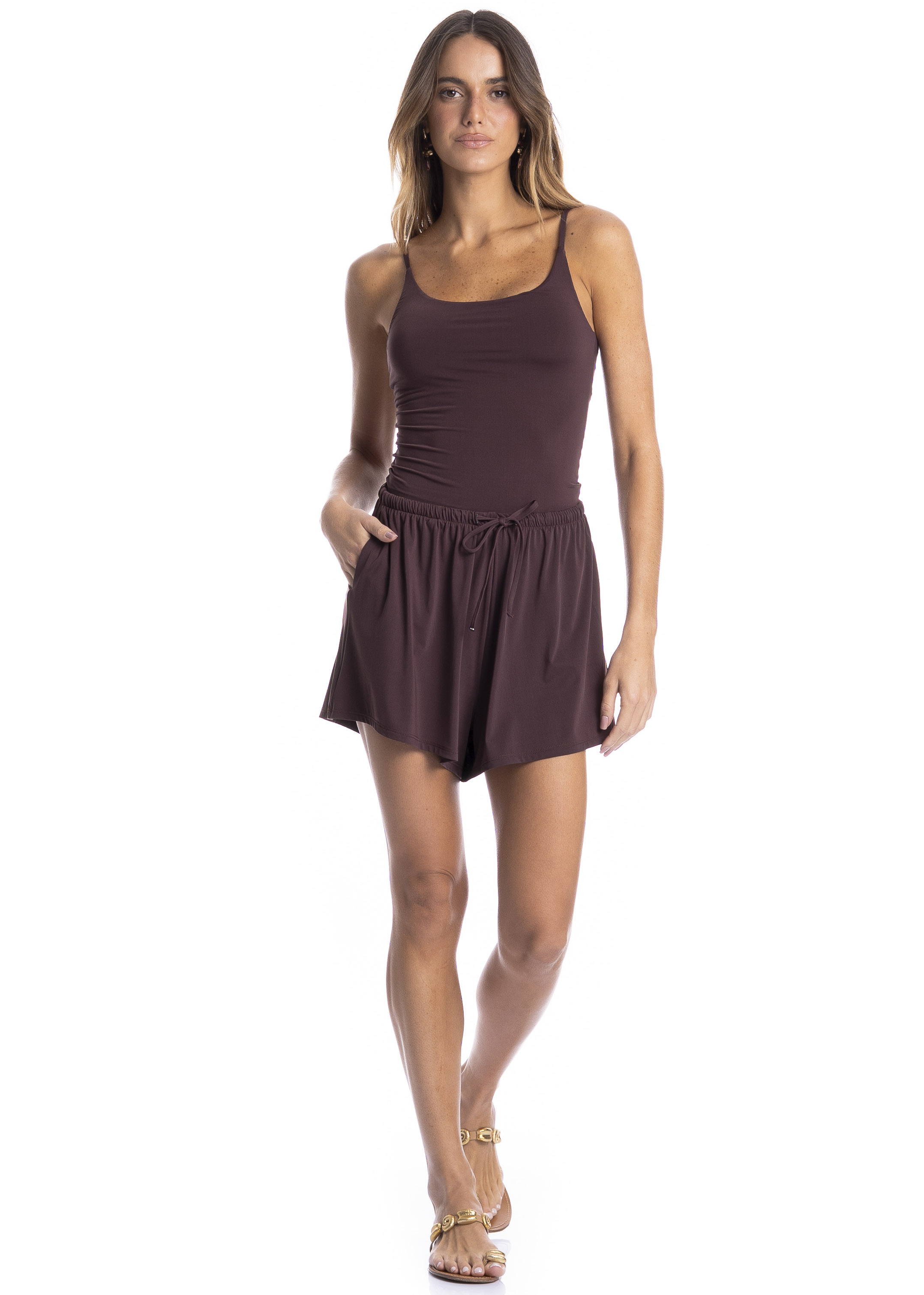 Shorts Feminino Barolo - Imagem 3 - Mobile