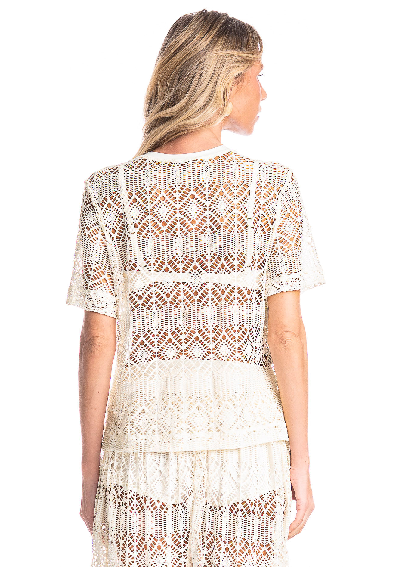 Blusa Feminina Barolo Branco - Imagem 2
