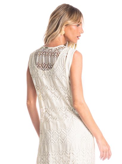 Vestido Regata Com Combinete Barolo - Imagem 4 - Desktop