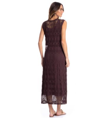 Vestido Regata Com Combinete Barolo - Imagem 2 - Mobile