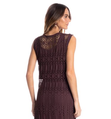 Vestido Regata Com Combinete Barolo - Imagem 4 - Mobile