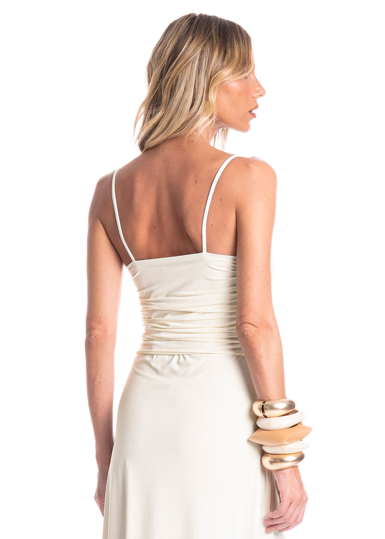 Vestido Feminino Longo Alcinha Barolo - Imagem 4 - Mobile