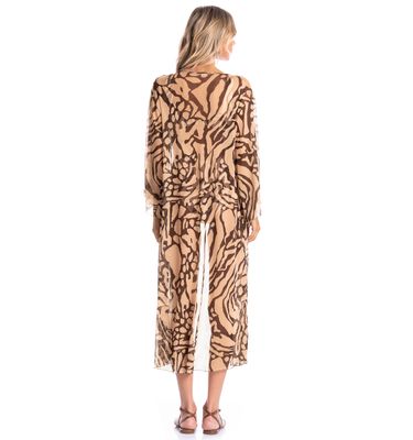 Kaftan De Tule Com Manga Siena - Imagem 2 - Mobile